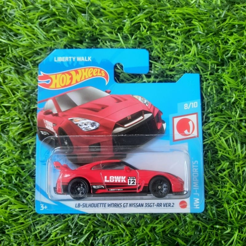 Jual Hot Wheels LB Silhouette Works Nissan R35 GT Short Card | Shopee ...