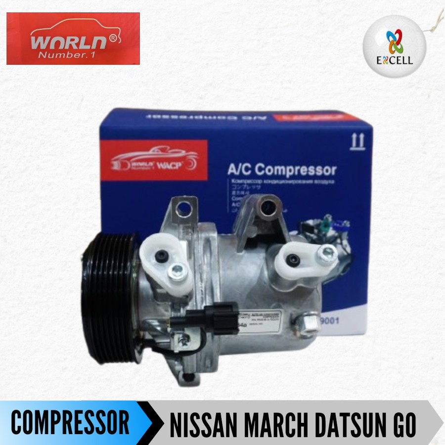 Jual Compressor Compresor Kompresor Ac Mobil Nissan March Datsun Go ...