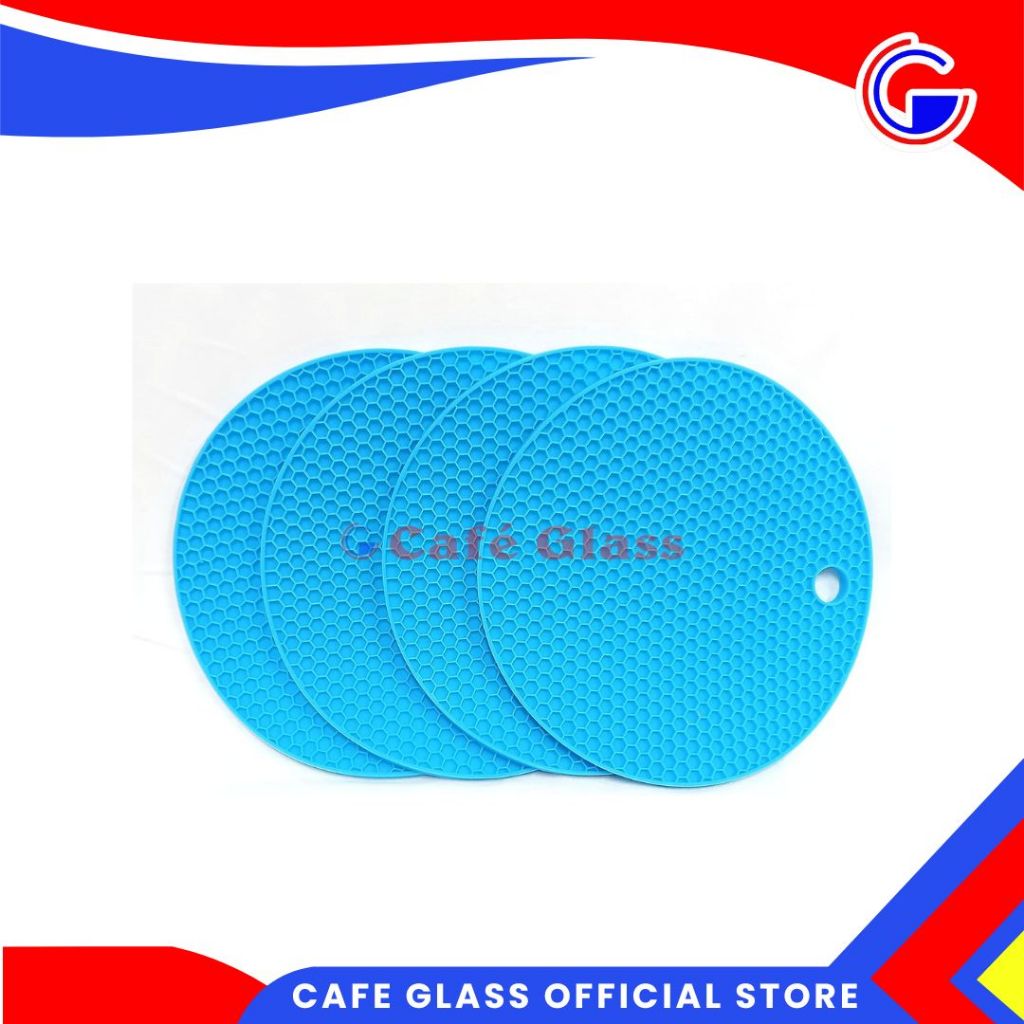 Tatakan Panci Silicon - Tatakan Piring Silicon - Tatakan Silicon Bulat