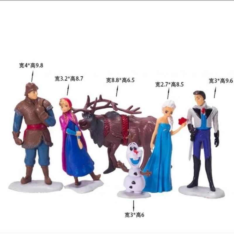 Jual Cake topper frozen 2 grozen II/ hiasan pajangan kue elsa anna olaf ...
