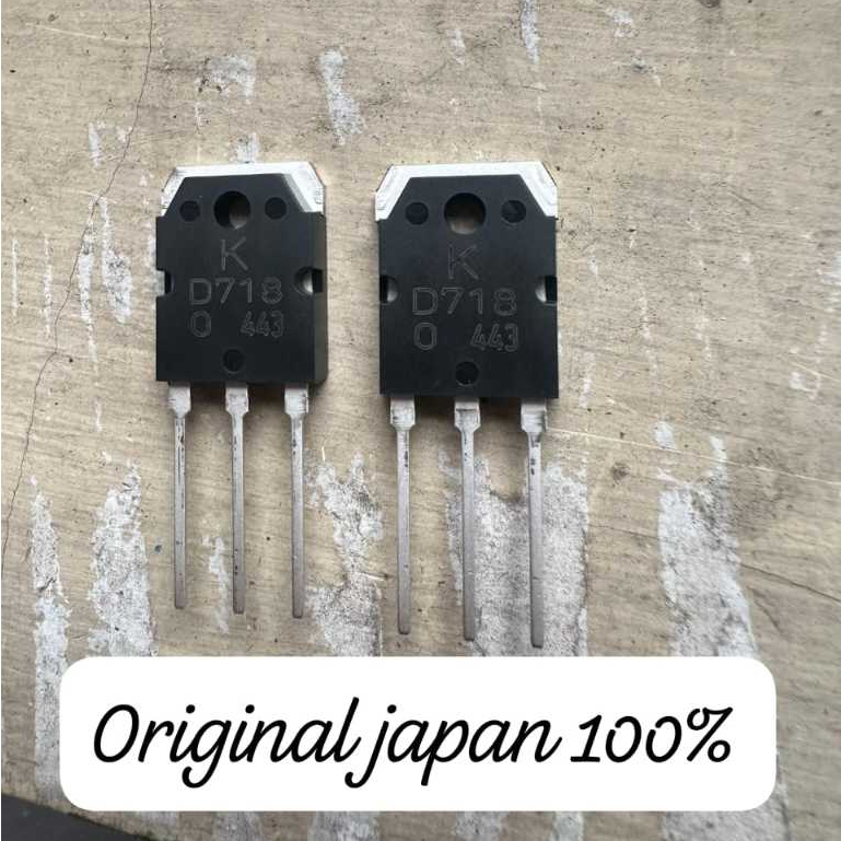 Jual TRANSISTOR D 718 KEC ORIGINAL | Shopee Indonesia