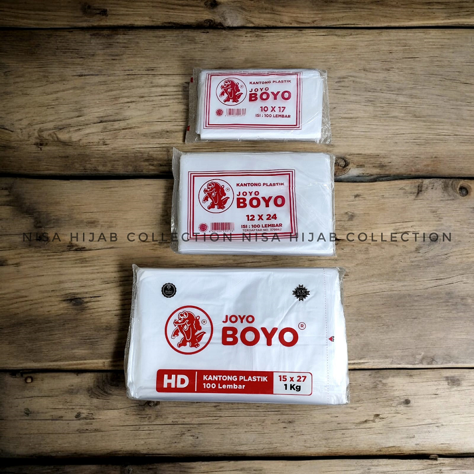 Jual [1pack] isi 5 Plastik Boyo HD 1/4 1/2 1 kg 10x17 12x24 15x27 ...