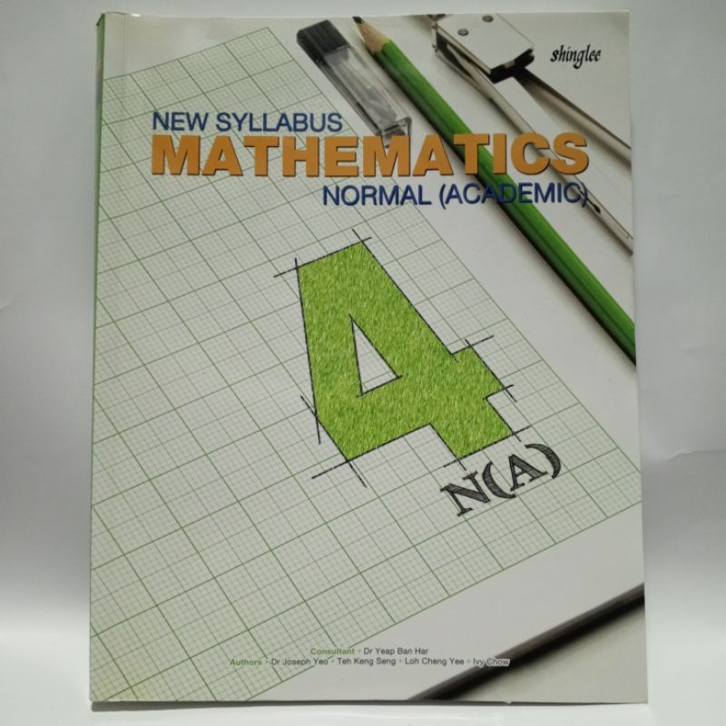 Jual New Syllabus Mathematics Normal (Academic) by Dr. Joseph Yeo ...