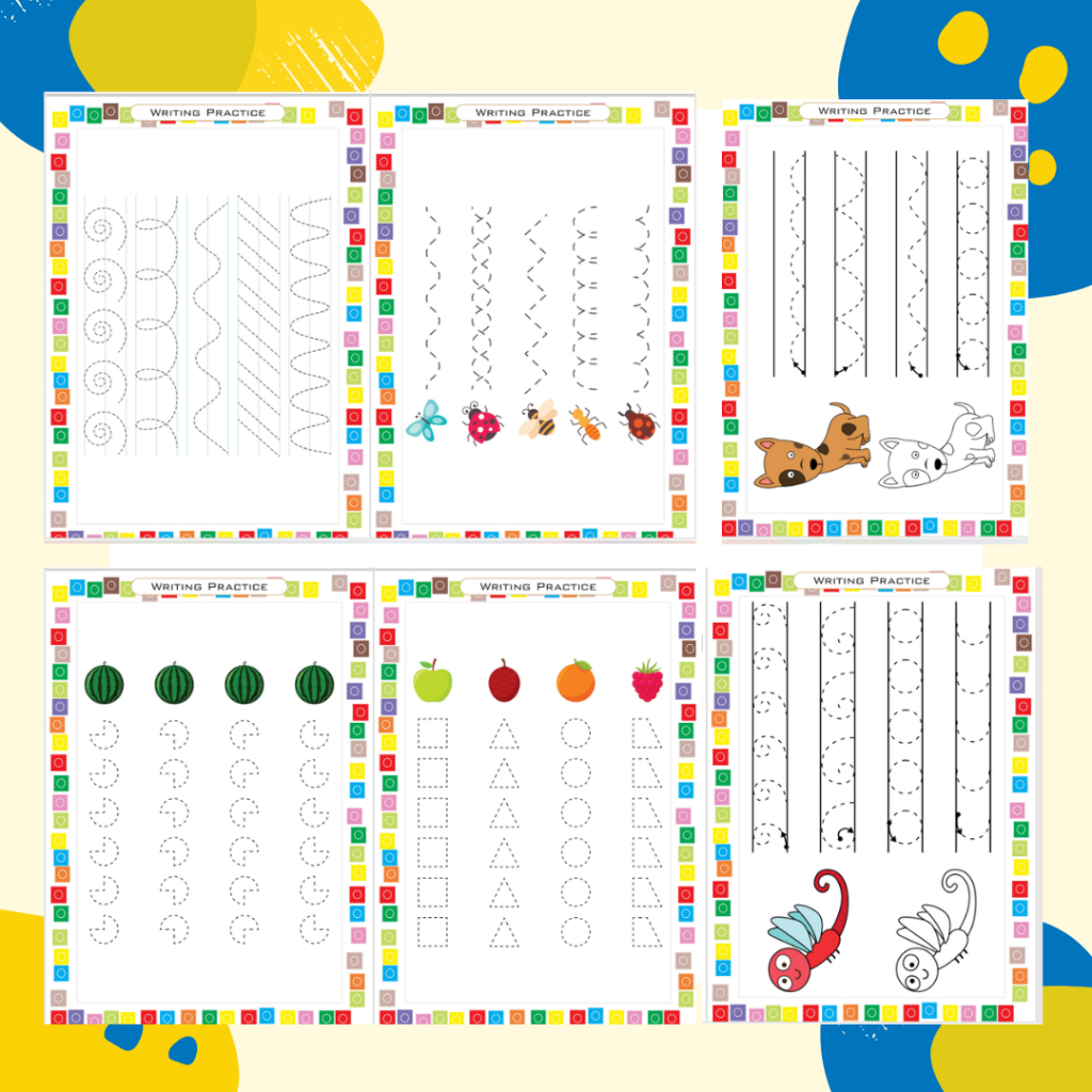 Jual 50 Halaman-Worksheet writing practise-Latihan Menulis untuk anak ...