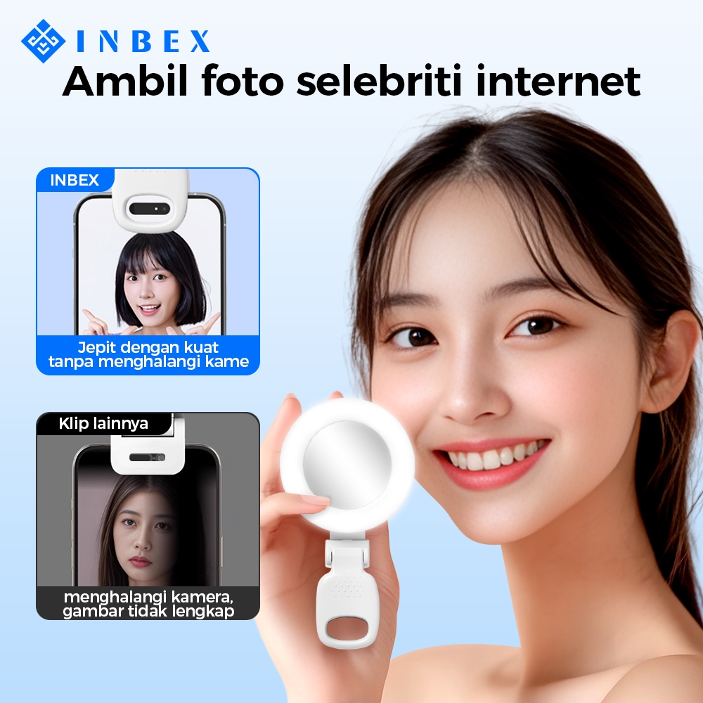 Jual INBEX IPL2 Pocket Light 2 in1 Mini Led Lighting Konten Portable ...