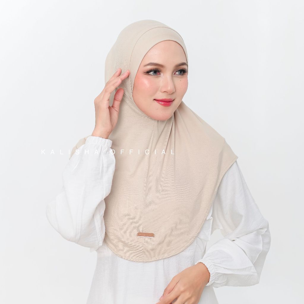 Kalisha X Mima Vanya Instan Bergo Rayon Viscose Ukuran M L