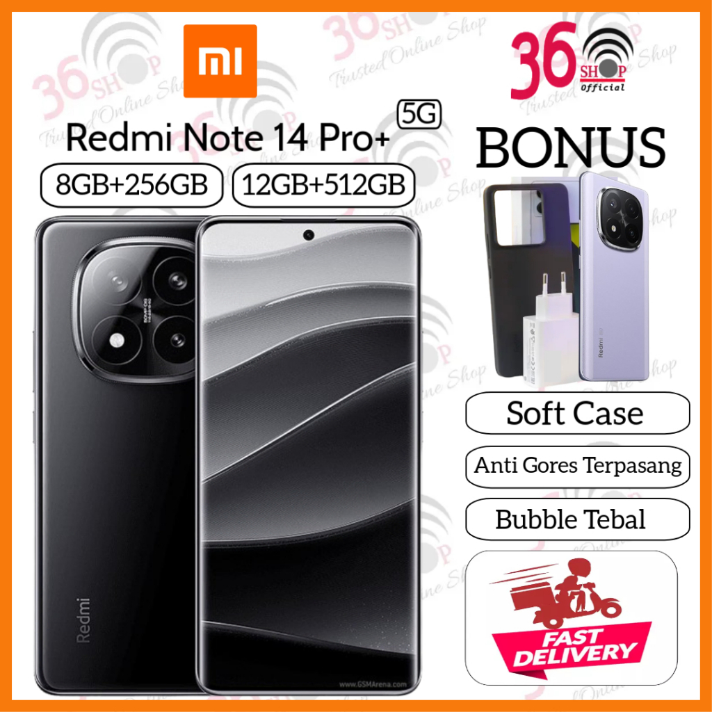 Jual Xiaomi Redmi Note 14 Pro Plus 5G [8GB+256GB] [12GB+512GB] LCD ...