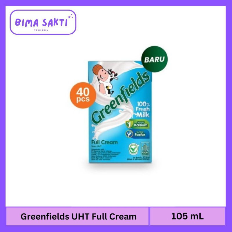 Jual Greenfields UHT 105 ml x 1 karton | Shopee Indonesia