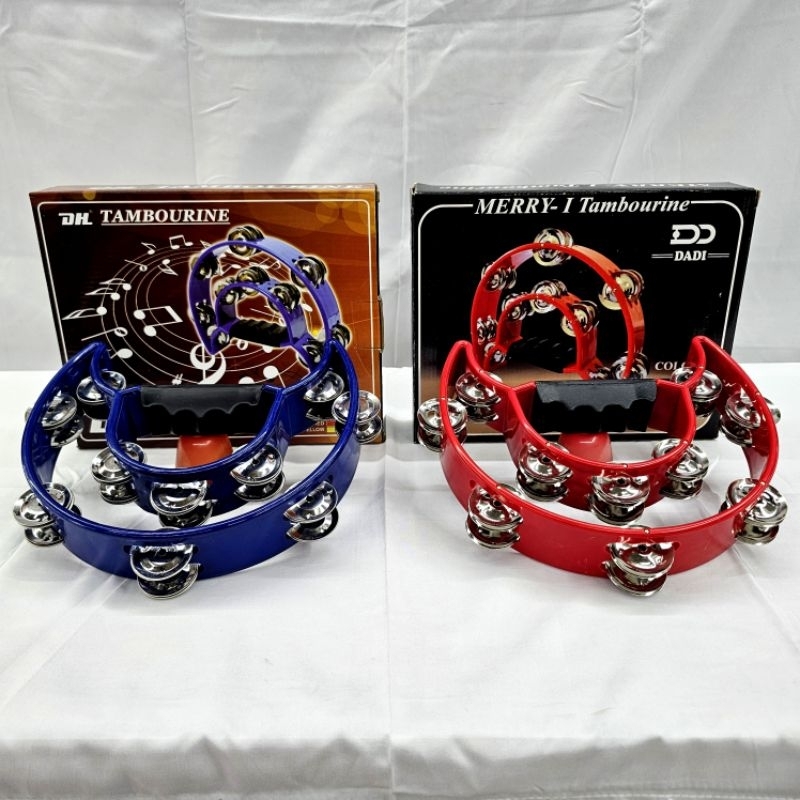 Jual ALAT MUSIK TAMBORIN SABIT DOUBLE RING DH / DADI PREMIUM QUALITY ...