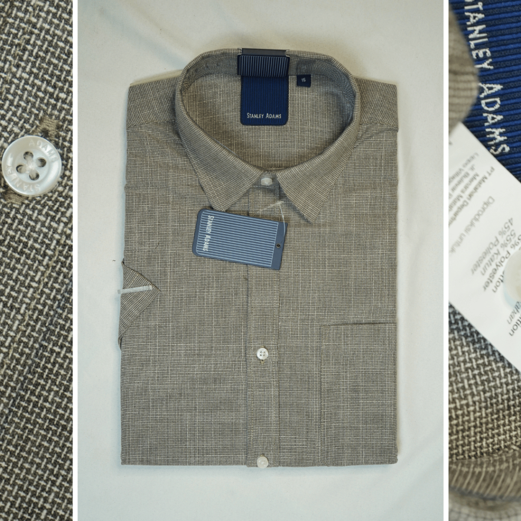 Stanley Adams Kemeja Lengan Pendek Regular Twill Pria main image 0