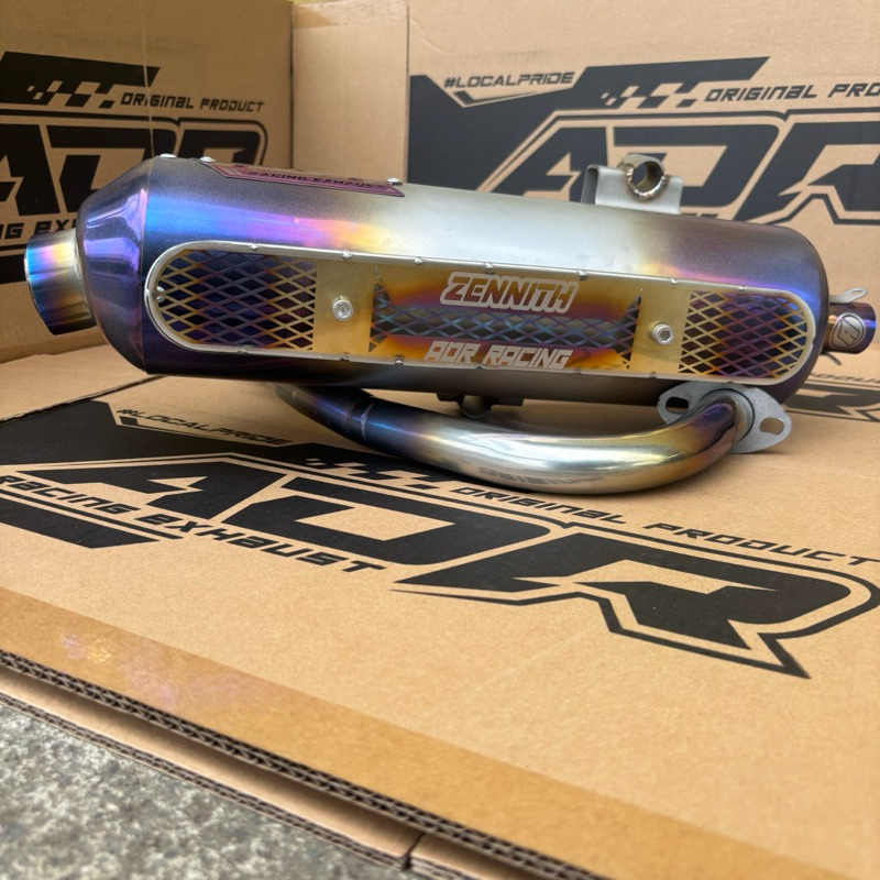 Jual KNALPOT STD RACING ADR SUNBLUE UNTUK MATIC AEROX N MAX VARIO125NEW ...