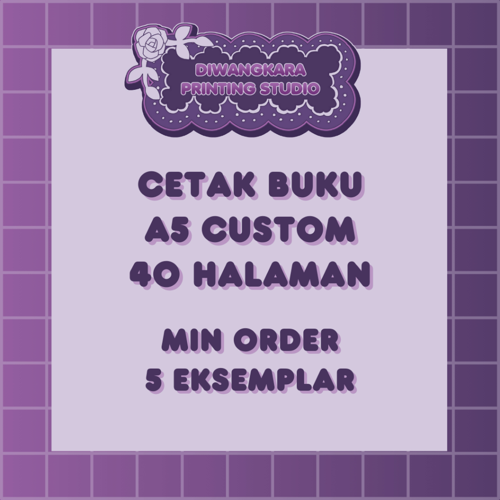 Jual Cetak Buku Komik Novel A5 Custom 40 Halaman Bookpaper | Shopee ...