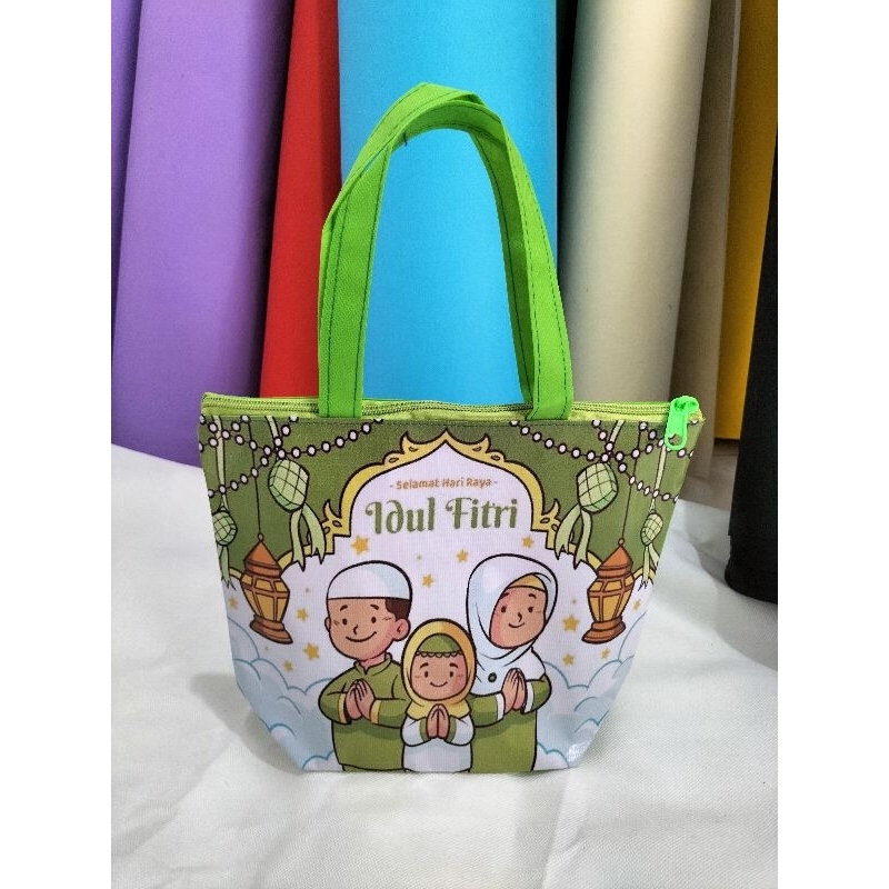 Tas Tangan Idul Fitr Hari Raya Fitri / Tas Snack lebaran / Hampers Snack Idul Fitri / Amplop Lebaran