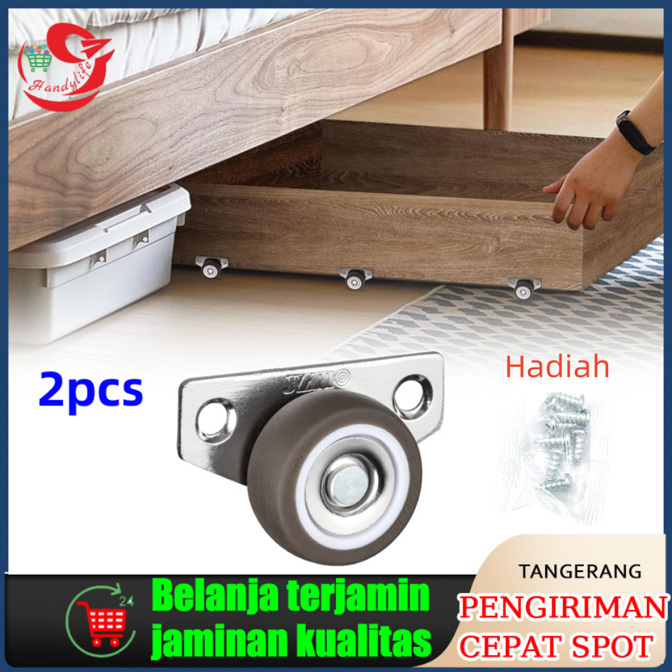 Jual 2pcs Guide Rail Pulley Roda Sliding Roda Penopan Showcase Pintu ...