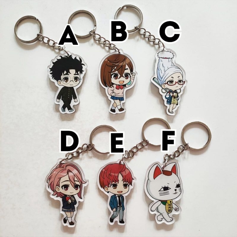 Jual Keychain Anime Dandadan 1 Okarun Momo Seiko Aira Jiji Turbo Granny ...