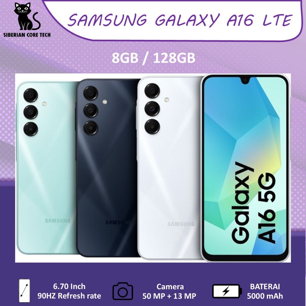 Jual [8GB/256GB] Samsung Galaxy A16 LTE HELIO G99 SUPER AMOLED GARANSI ...
