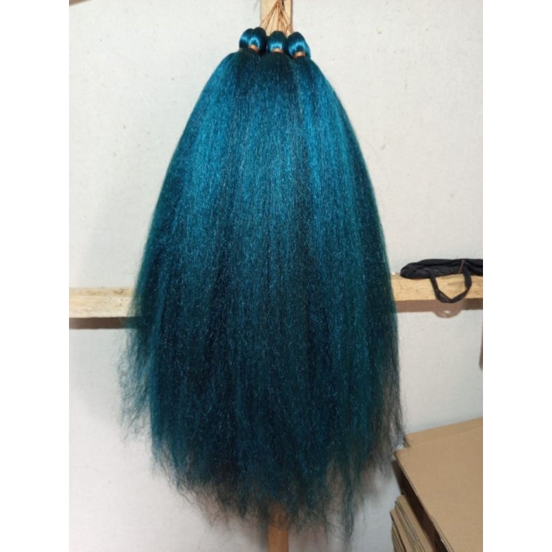 Jual rambut cemara warna brontok hijau tua ukuran 50-60cm | Shopee ...