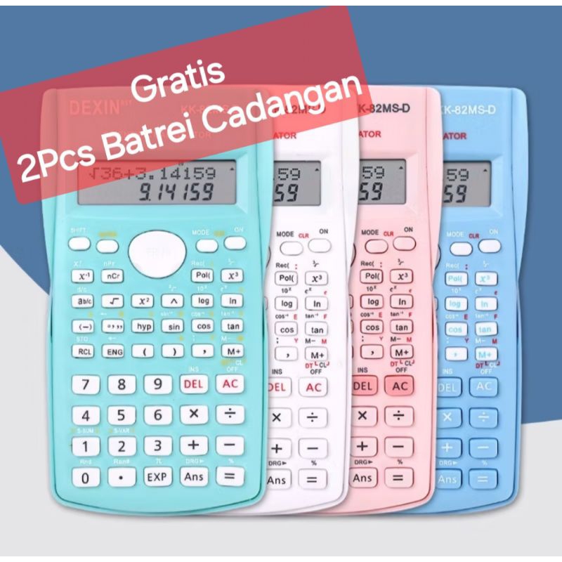 Jual Kalkulator Ilmiah Scientific Calculator DEXIN SAINS | Shopee Indonesia