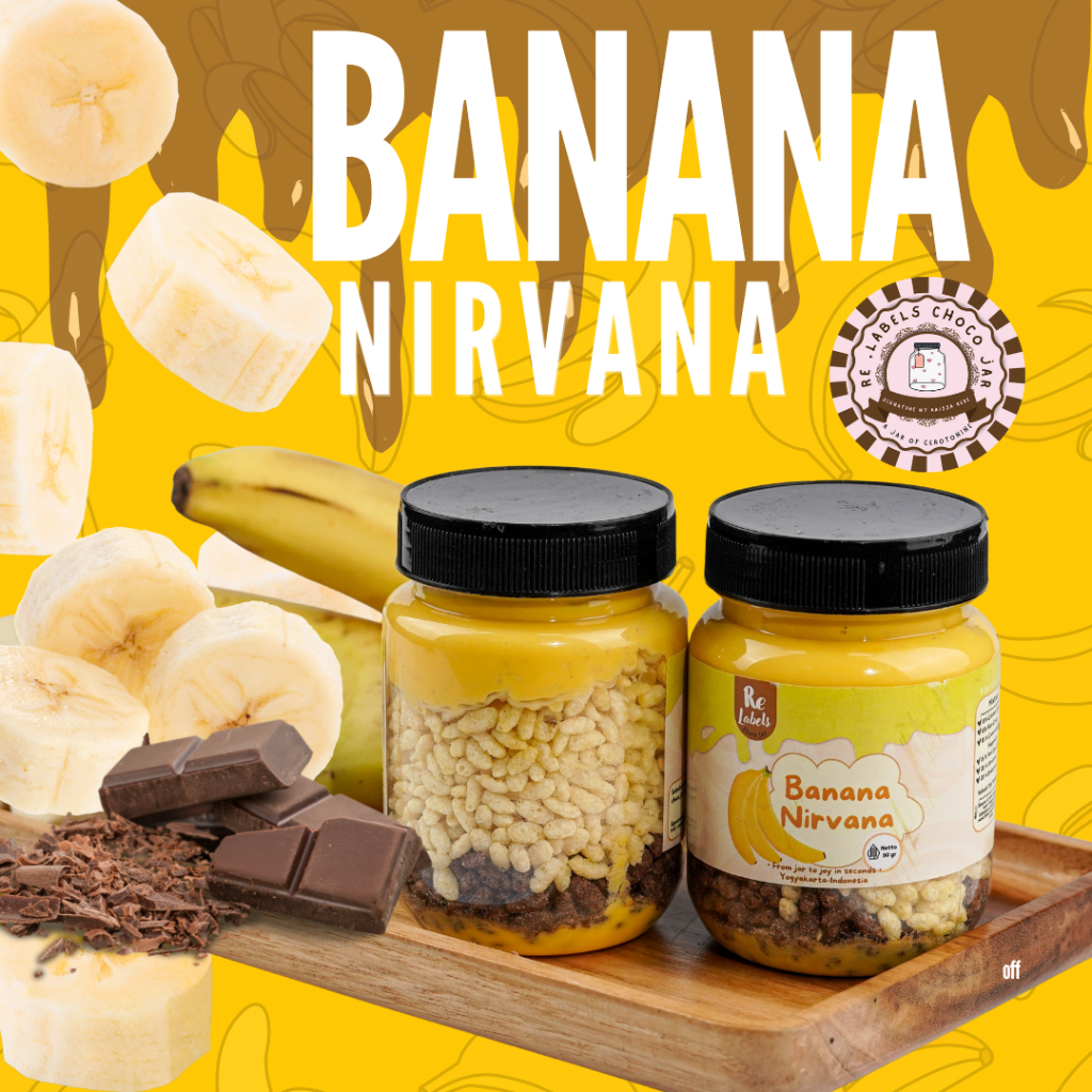 Jual Chocojar Banana Nirvana - Re.labels Coklat Lumer Crunchy Varian ...