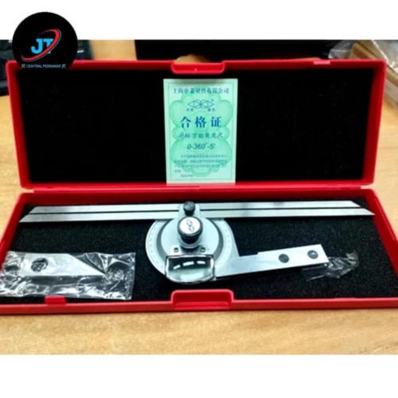 Jual Combination Square 0-360 Derajat | Universal Bevel Protractor 0 ...