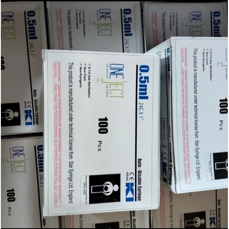 Jual PROMO spuit/syringe onejeck vaksin 0.5ml | Shopee Indonesia