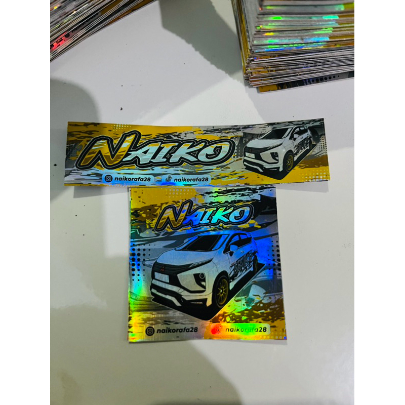 Jual Stiker Naiko Terbaru Hologram | Shopee Indonesia