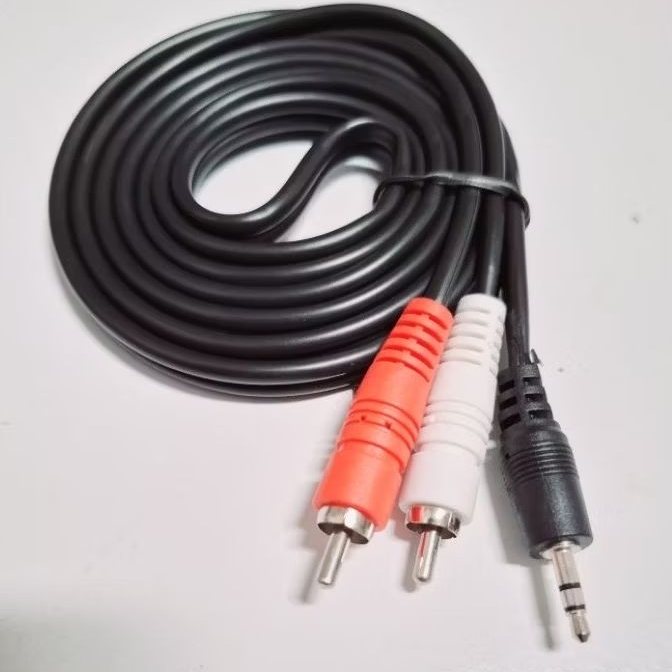 Jual Kabel JEK RCA to jek 3,5 mini stereo 1,5 3 5 10 METER | Shopee ...