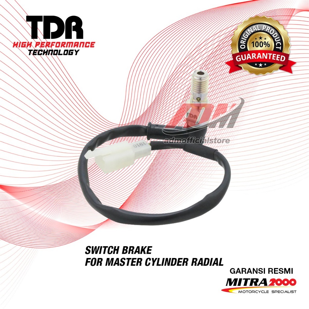 Jual Switch Rem TDR For Master Cylinder Radial (Switch Brake) | Shopee ...