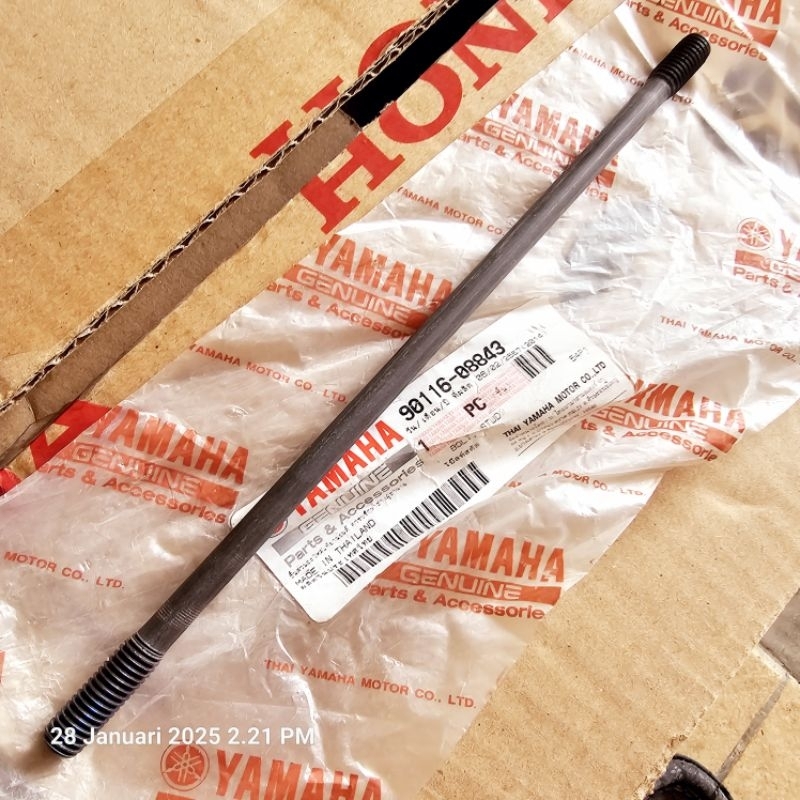 Jual Baut tanam blok tusuk sate mesin Mio J/Fino/X-ride. 90116-08843 ...