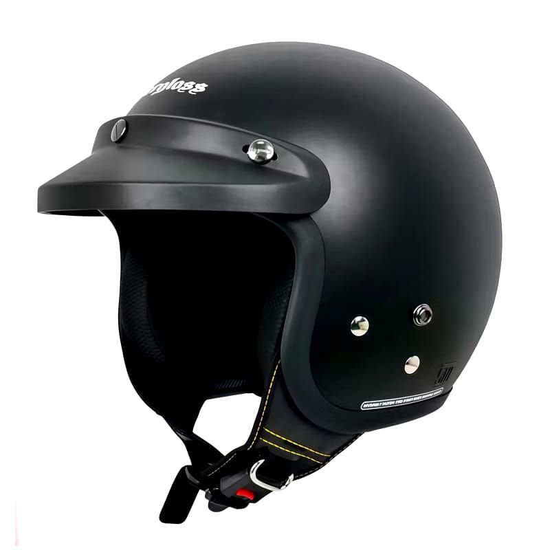 Helm Carglos Bogo Retro Dewasa Premium Sni Full Leher Pet Kaca Flat Datar Harga - foto 4