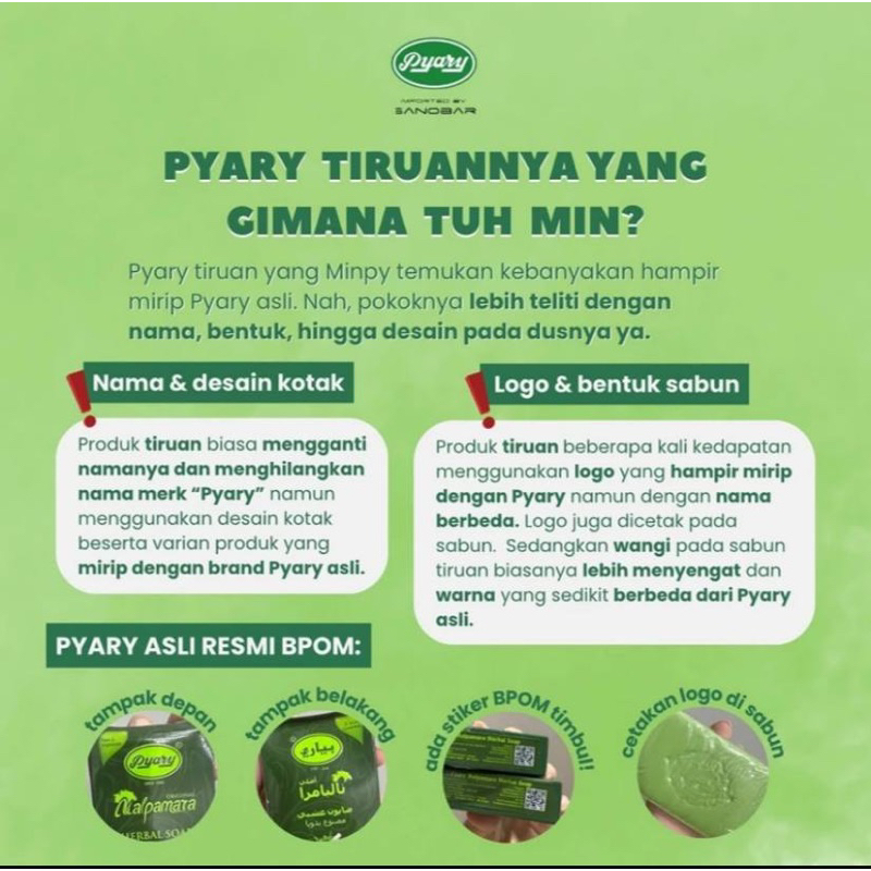 Jual PYARY Nalpamara Herbal Bar Soap 75gr (kemasan baru) | Shopee Indonesia