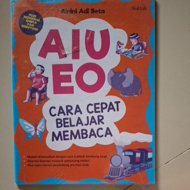 Jual Buku Cara Cepat Belajar Membaca AIUEO | Shopee Indonesia