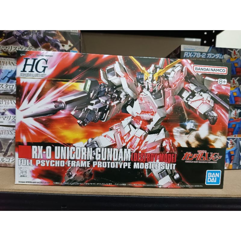 Mô Hình Lắp Ráp Gundam Bandai Chính Hãng 1/144 HGUC RX-0 Unicorn Gundam Destroy Mode I.1135679504