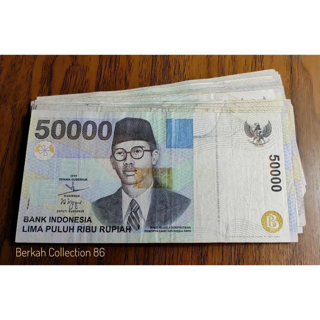 Jual 50 Ribu Rupiah Wr Supratman 1998 Bekas Bagus | Shopee Indonesia