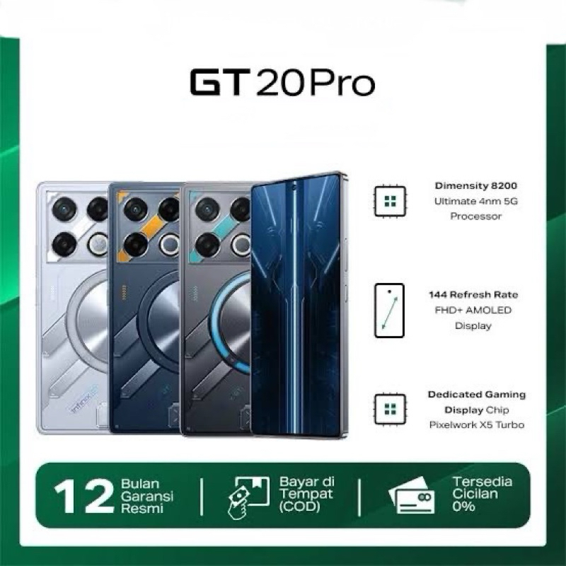 Jual NEW INFINIX GT 20PRO NFC RAM 8+8g Storage 256gb GARANSI RESMI ...