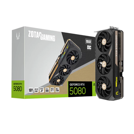 ZOTAC GAMING GeForce RTX 5080 SOLID OC 16GB GDDR7