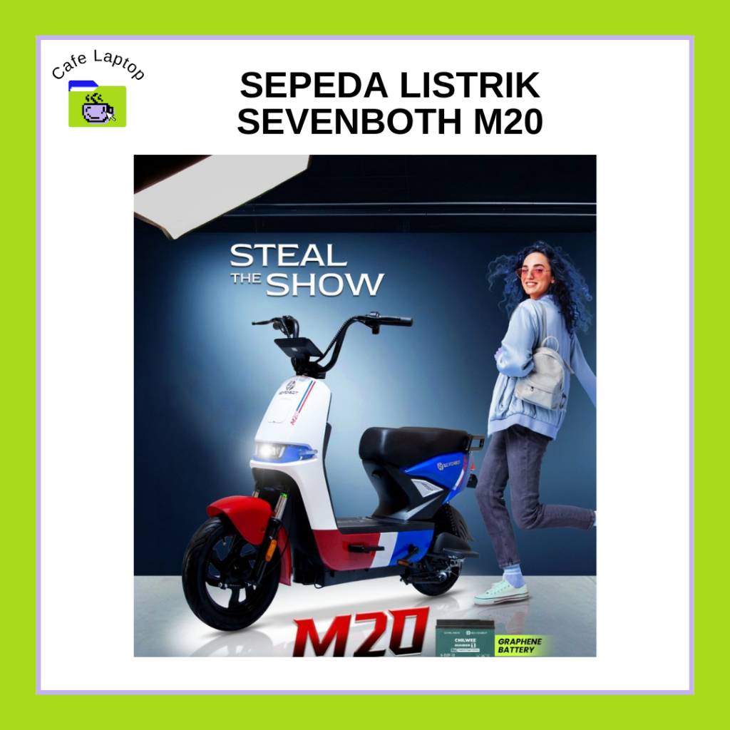 Jual Sepeda Listrik Sevenbot M20 43km/jam Terbaru - Garansi Resmi ...