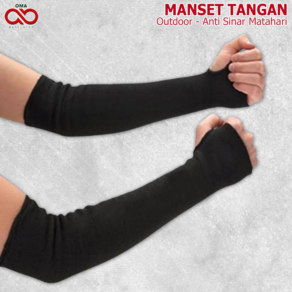 Jual Arm Sleeve Deker Manset Mangset Tangan Pria Wanita Unisex Panjang ...