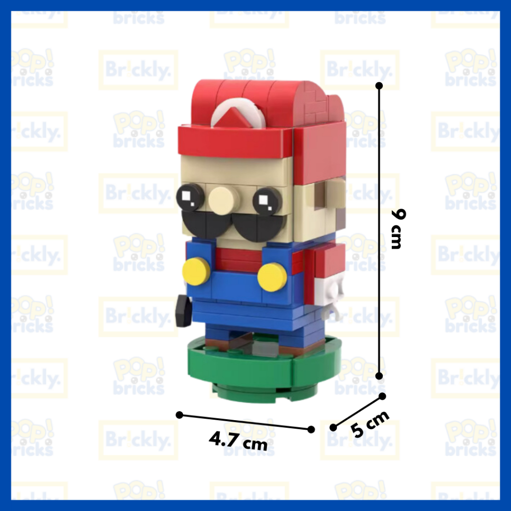 Jual Mario - Brickly POP! Bricks Super Mario Mainan Balok Susun Blocks ...