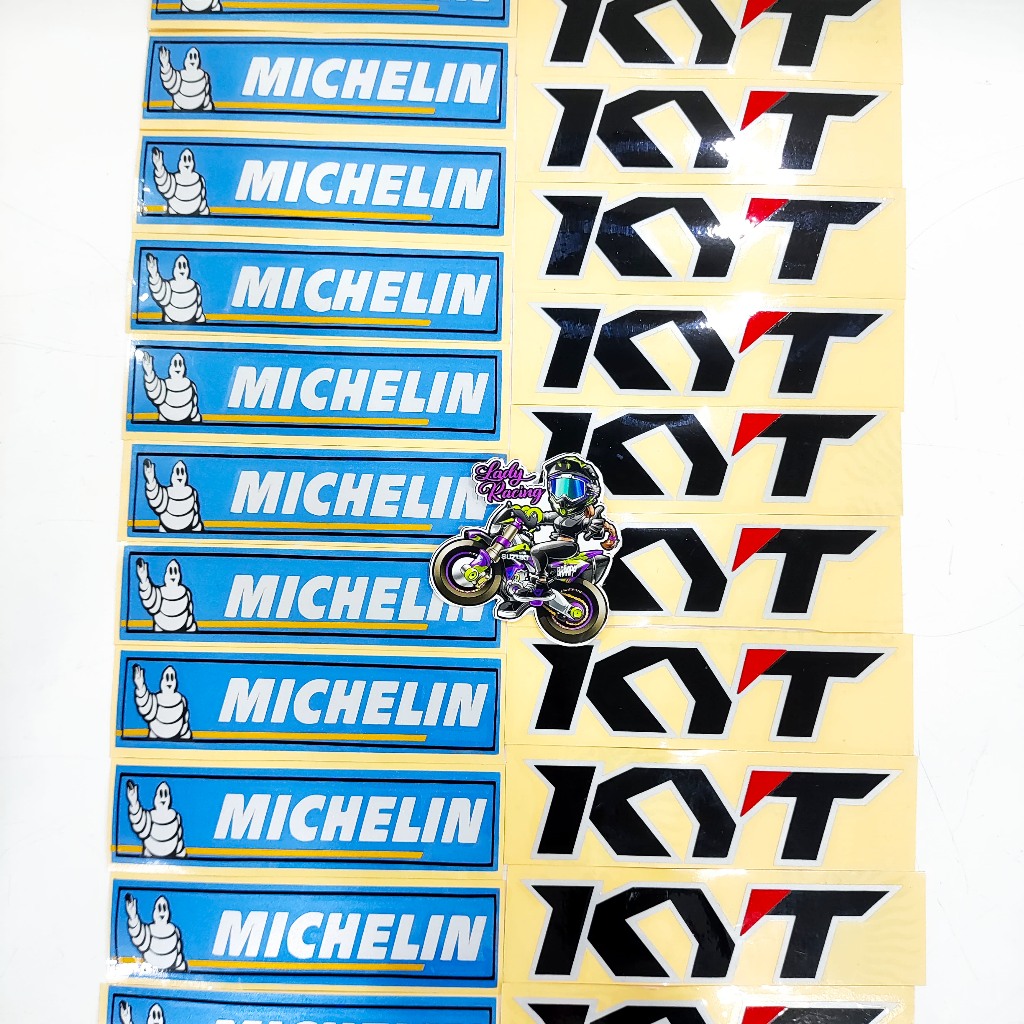 Jual STICKER STIKER RACING LOGO MICHELIN PRINT | Shopee Indonesia