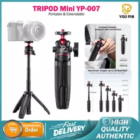Tripod Mini Extension Pole Tripod Mirrorless Camera Smartphone