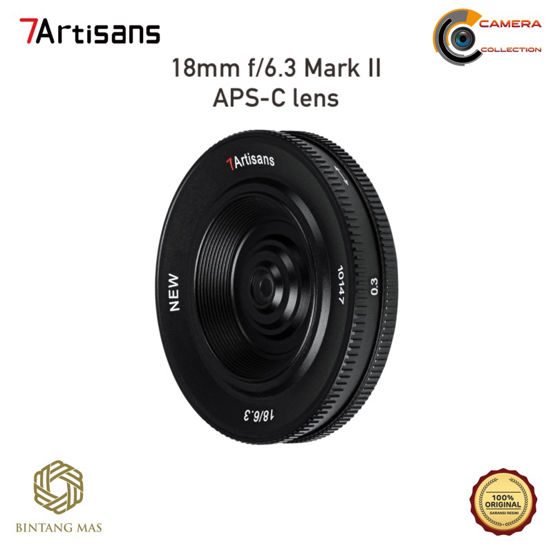 7Artisans 18mm F/6.3 II Ultra-Thin Pancake Lens – APS-C, Manual Focus – Multiple Mounts