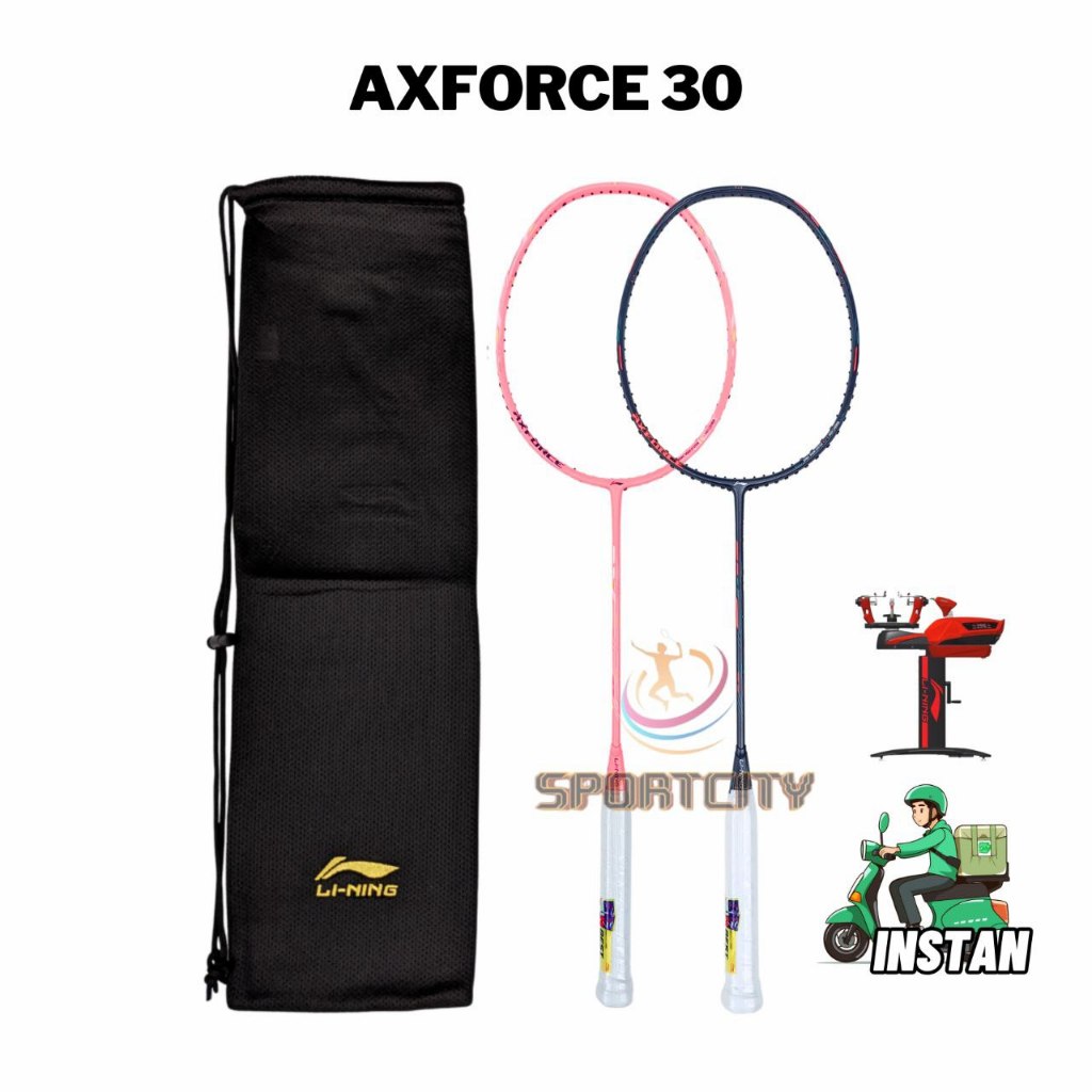 Jual Raket Badminton Lining Axforce 30 Original | Shopee Indonesia
