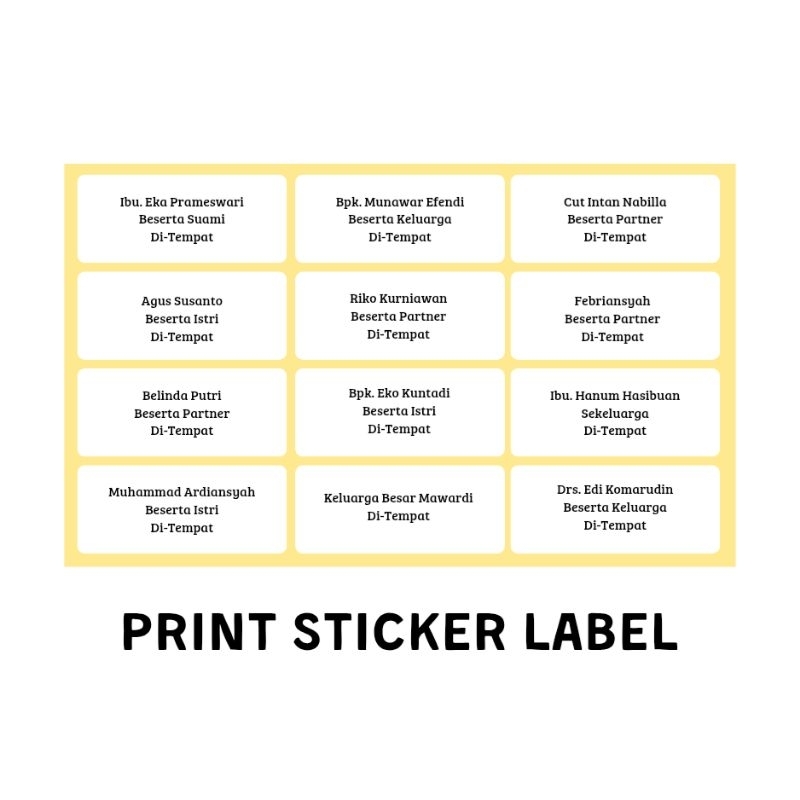 Jual Print Sticker Label | Shopee Indonesia