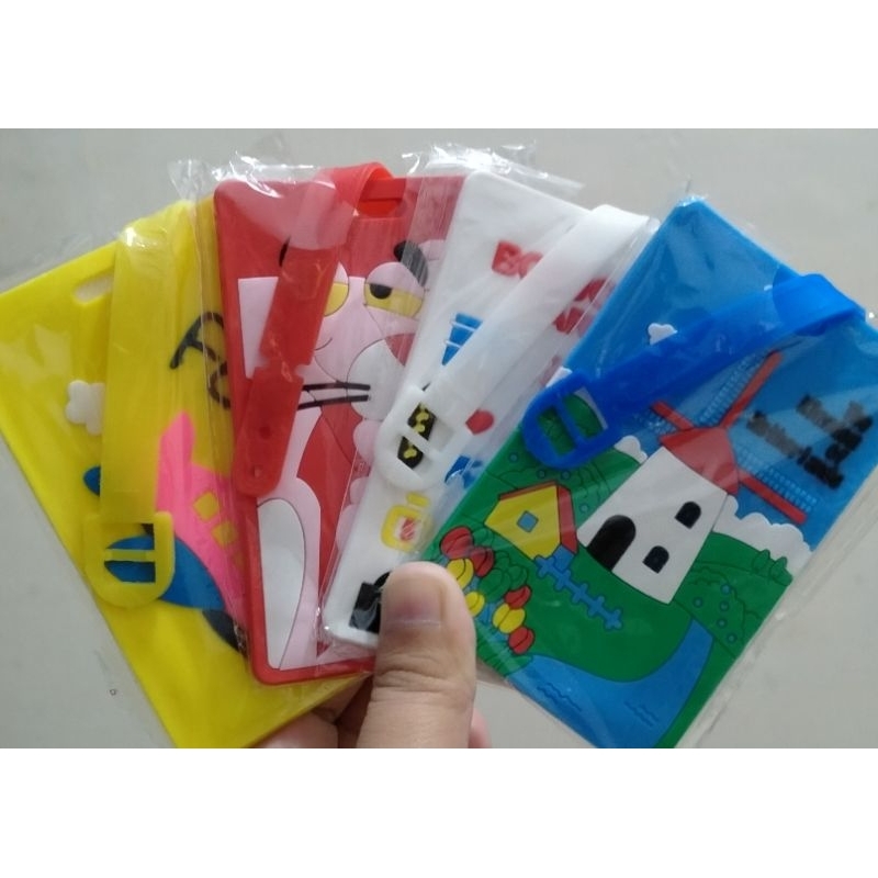Jual NAME TAG PENANDA KOPER Name Tag Gantungan Koper Motif Lucu Bahan ...