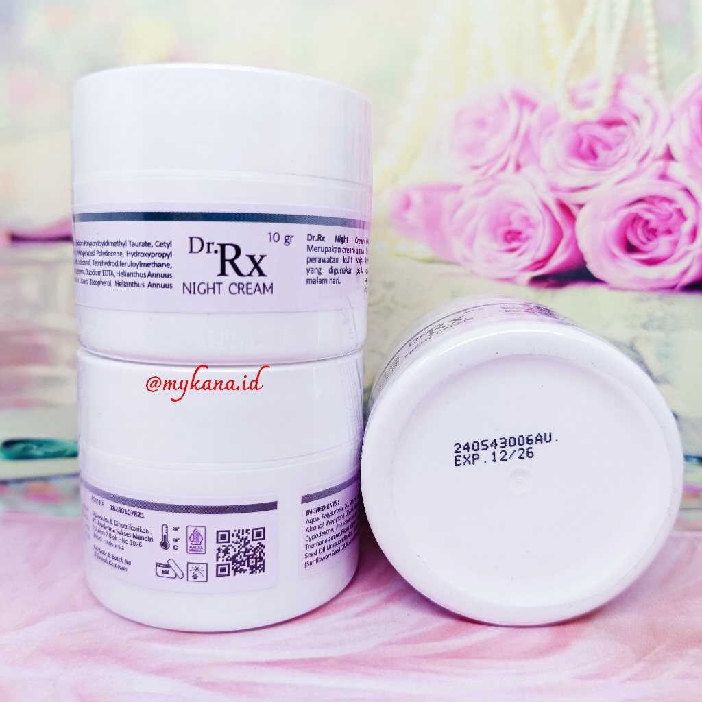 Jual Dr RX Night Cream untuk yang SERIUSSS ingin lepas keTERGANTUNGan ...