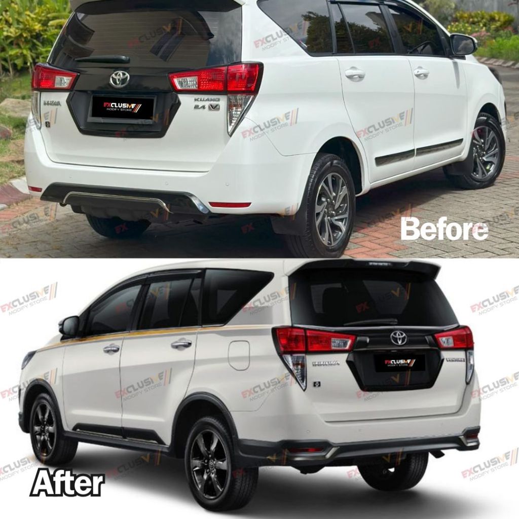 Jual INNOVA REBORN (2021 - 2025) UPGRADE BODYKIT SET COMPLETE SIDE ...