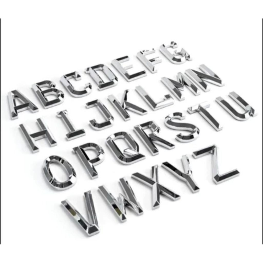 Jual FE-FONT HURUF & ANGKA PLAT MOBIL TIMBUL / PLAT MOBIL SULTAN ...