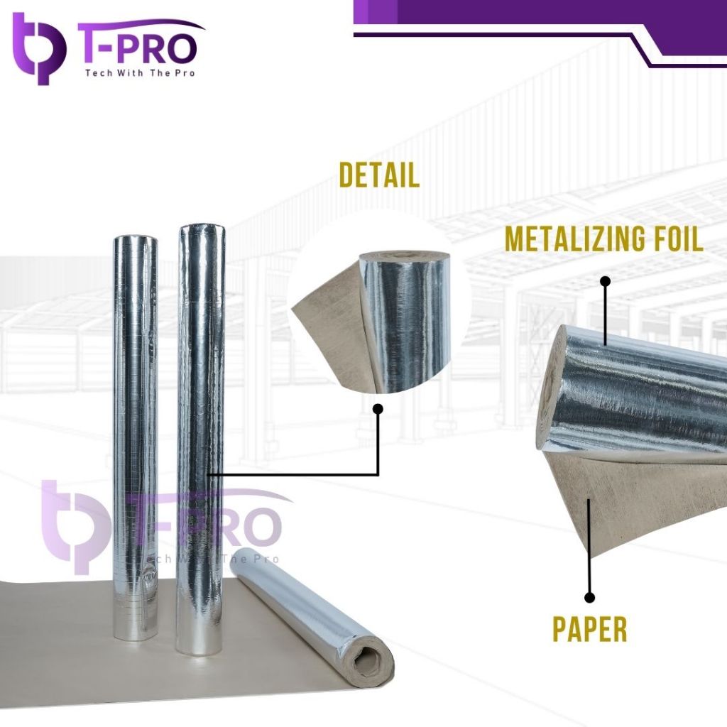 Jual Aluminium Foil Paper / Kertas BL - Metalizing Single Side | T-PRO ...