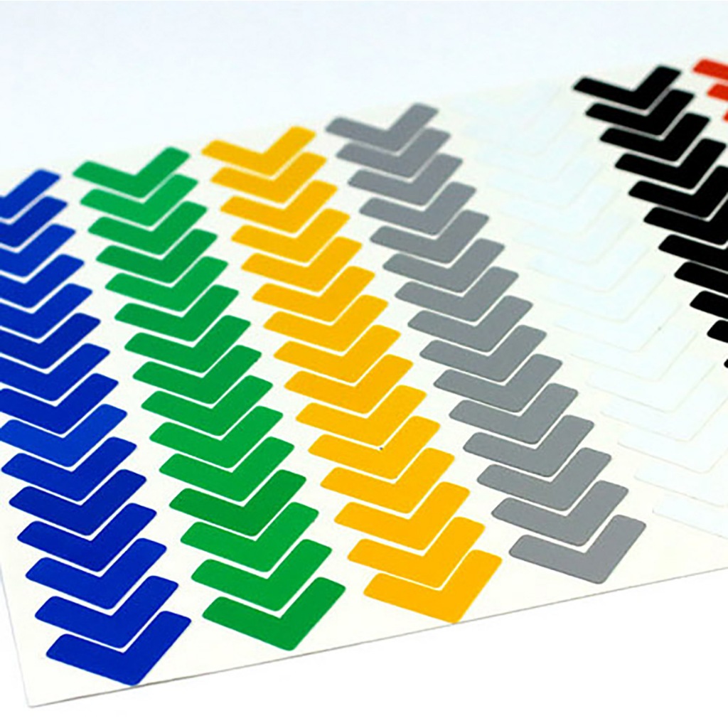 Jual 5s Location Marking Stiker-Floor Marking Sticker-Position Stickers ...